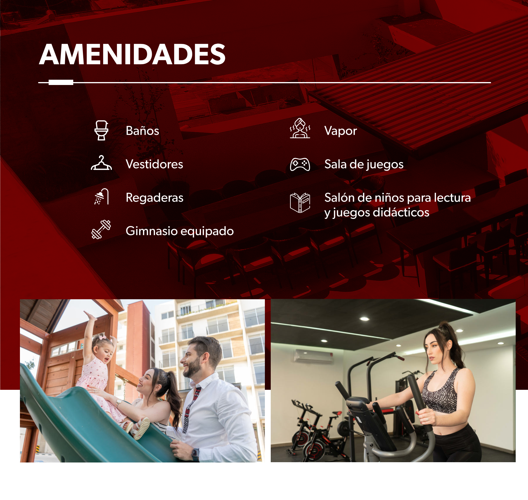 Gimnasio equipado
